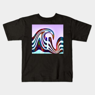 Rainbow spiral Kids T-Shirt